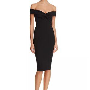 Nookie Black Dolly Midi Dress NWT